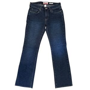 Vintage Old Navy Dark Wash Bootcut Jeans Low Rise Retro Timeless Classic Sz 6